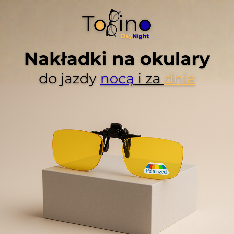 Nakładki na okulary korekcyjne do jazdy nocą DayNight