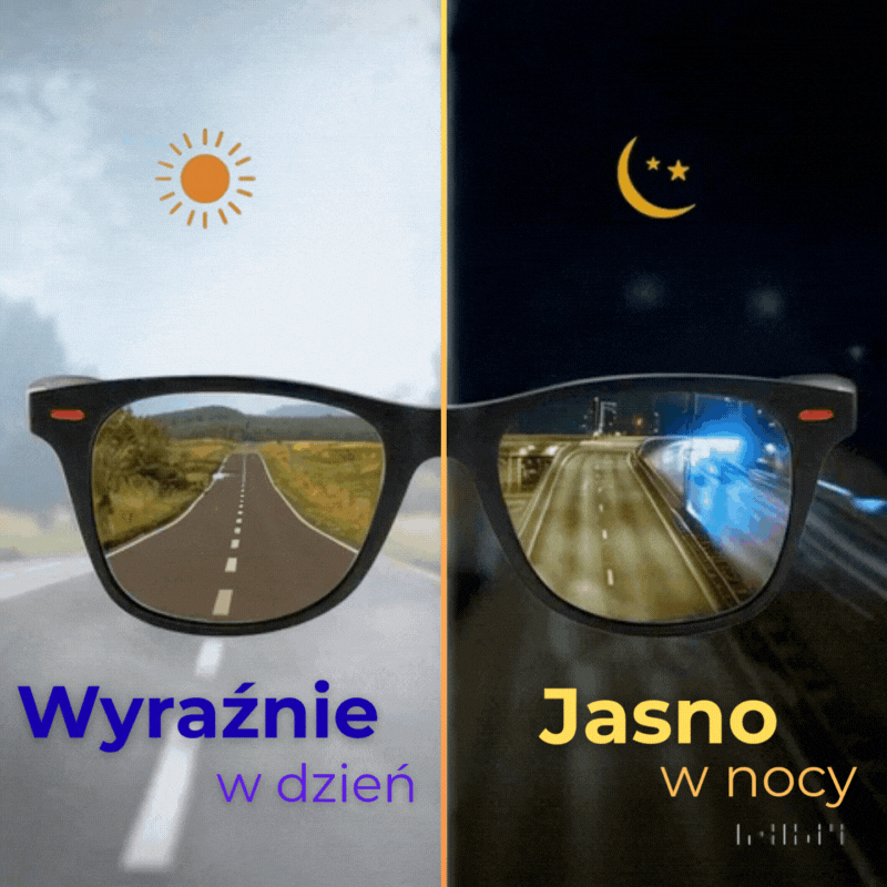 DayNight PRO - Okulary Noktowizyjne do Jazdy Nocą + pokrowiec GRATIS!