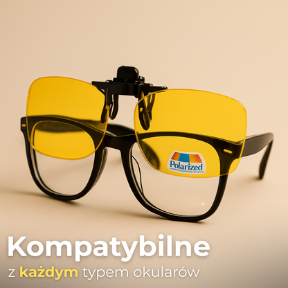 Nakładki na okulary korekcyjne do jazdy nocą DayNight
