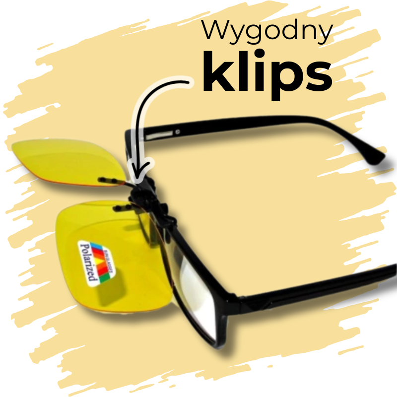 Nakładki na okulary korekcyjne do jazdy nocą DayNight