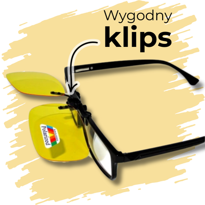 Nakładki na okulary korekcyjne do jazdy nocą DayNight